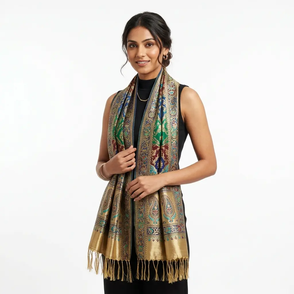 Designer Silk Stole